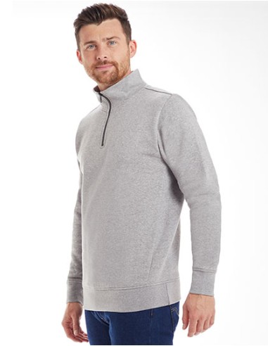 MAN-M197-The Quarter Zip Sweat